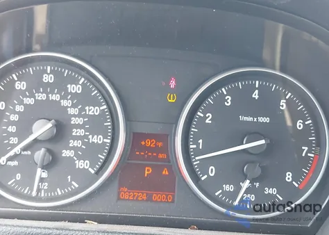 2007 BMW 335I из США, поврежденный, VIN WBAWB73587P036280